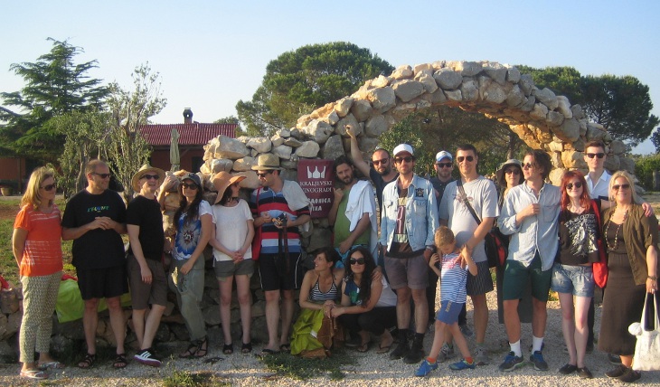 photo of people standing outside