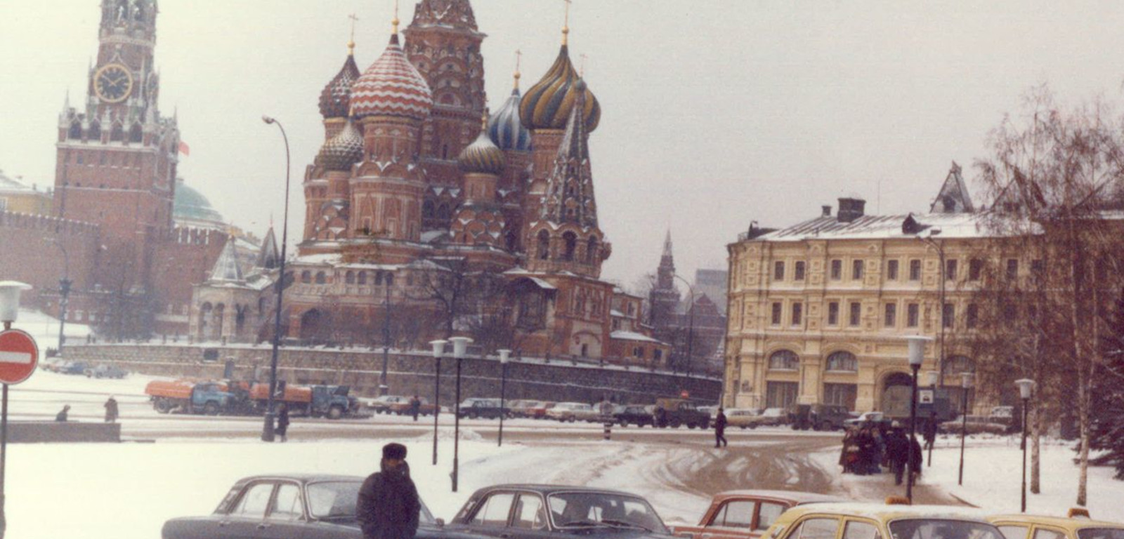 Moscow's Red Square in the snow