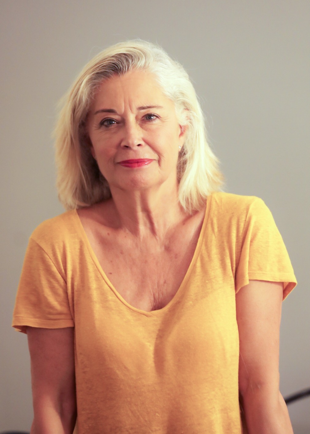 portrait of a woman in yellow