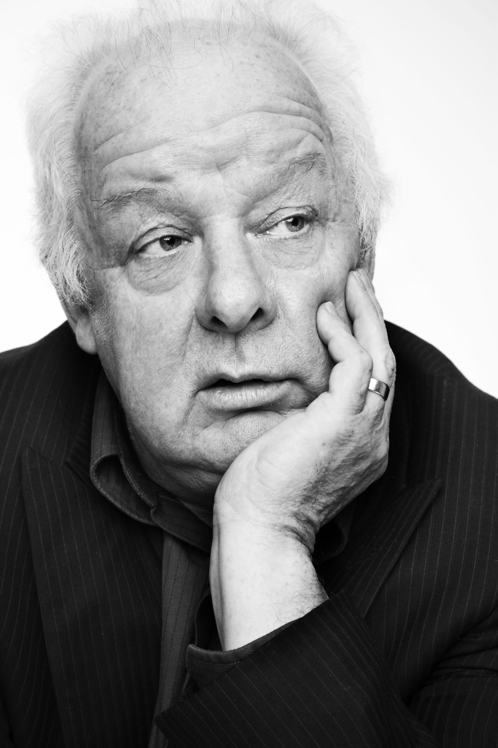 b&w portrait of a man