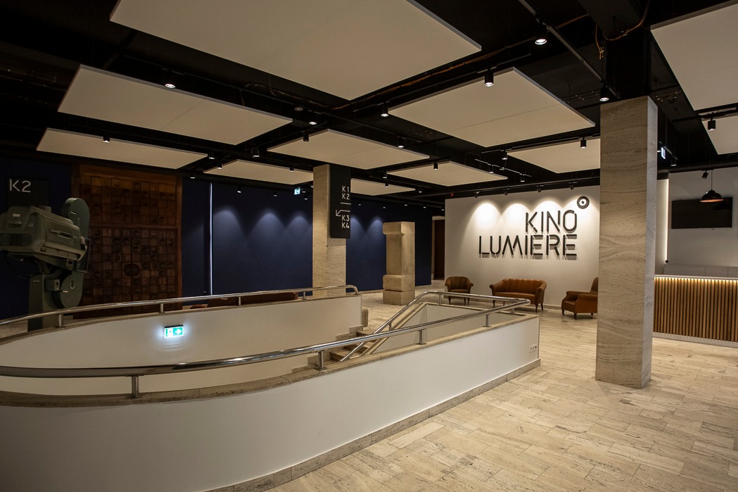 Foyer of the Kino Lumière in Bratislava